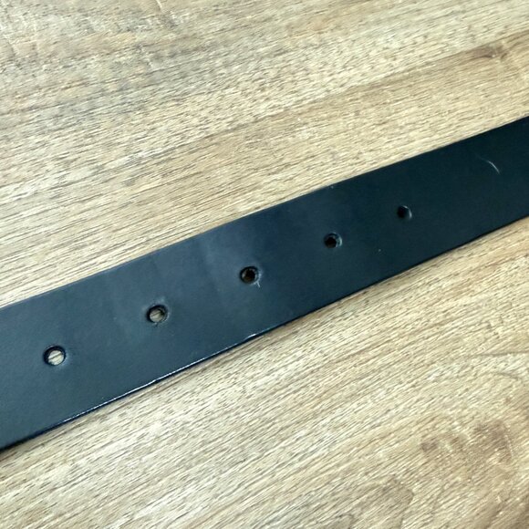 Rag & Bone Black Boyfriend Leather Belt Minimalist Classic Menswear Unisex M - Picture 7 of 7